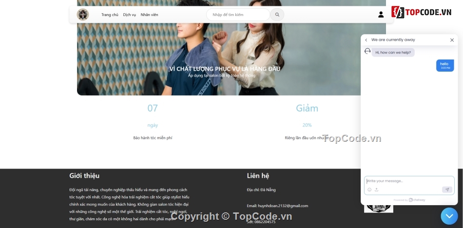 Quản lý shop,a b c,barber